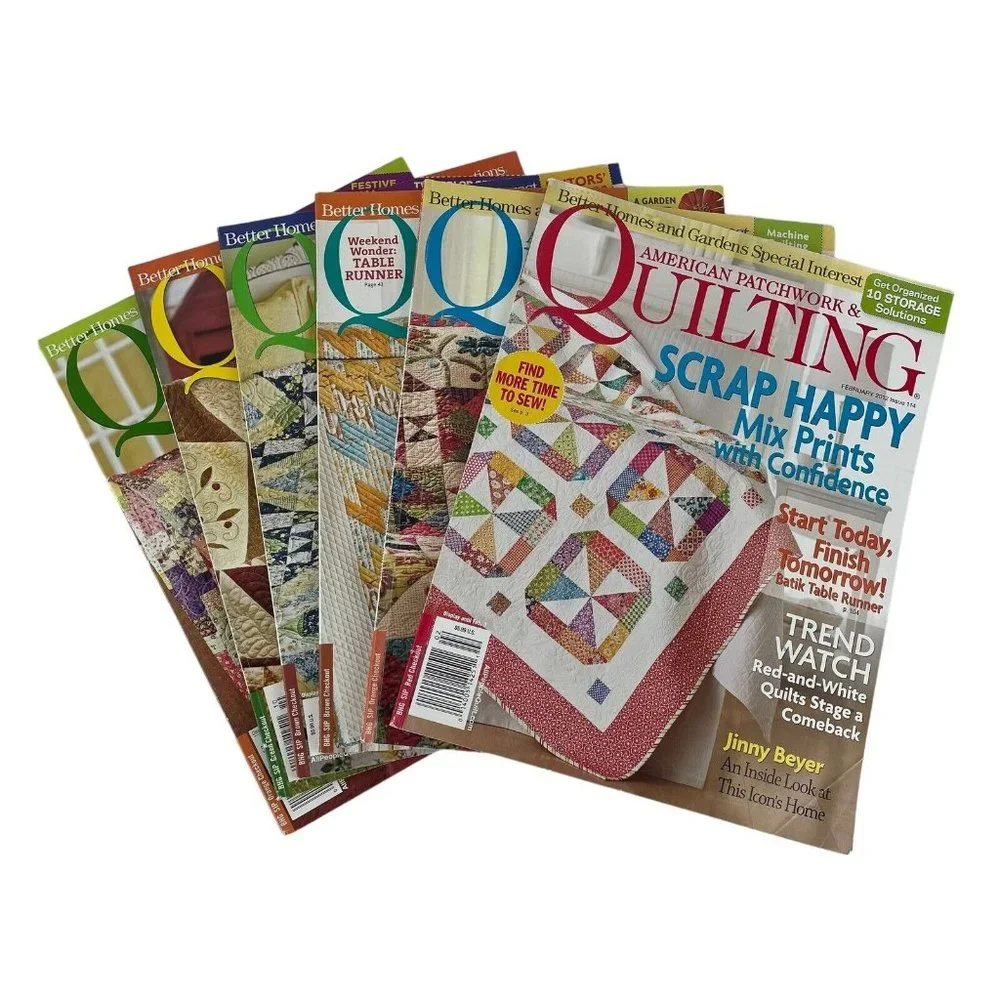 Better Homes & Gardens American Patchwork & Quilting‎ Magazines Full Year 2012
